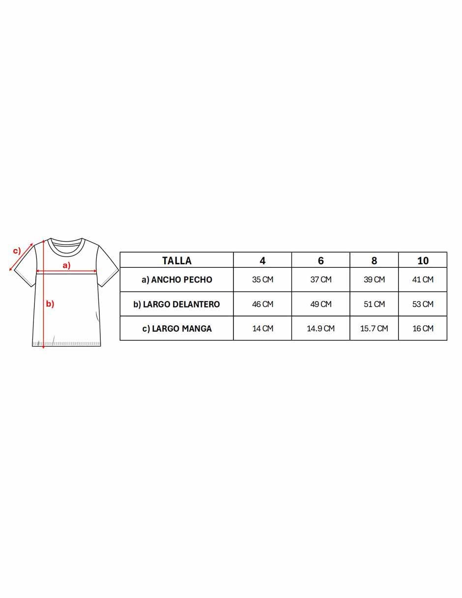 Playera manga corta para niño 2