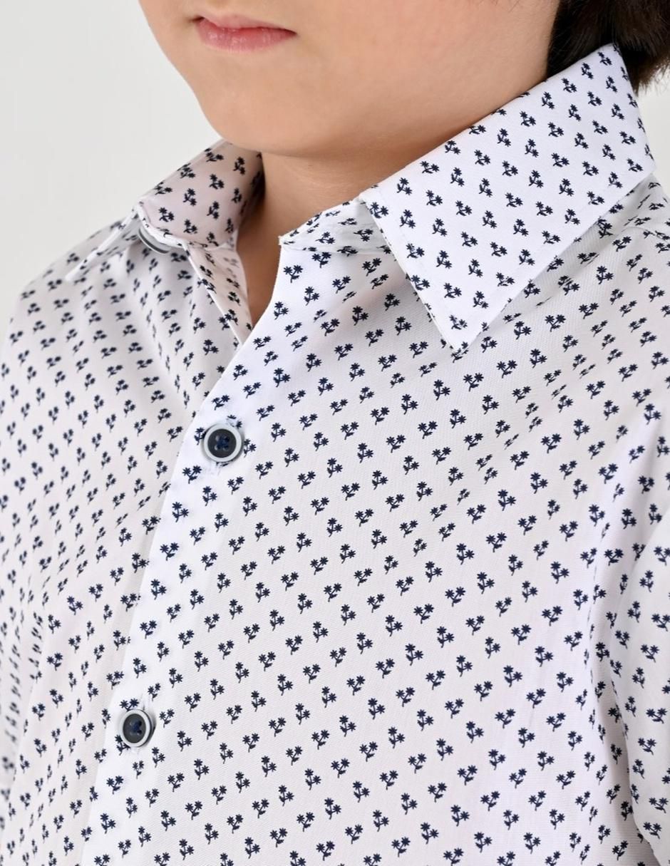 Camisa casual de algodón manga corta para niño 2