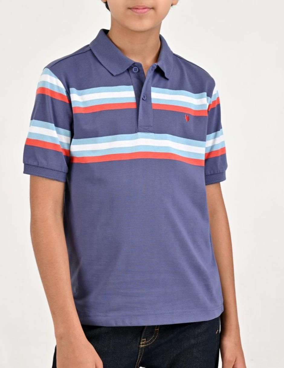 Playera tipo polo de para niño Playera tipo polo de para niño