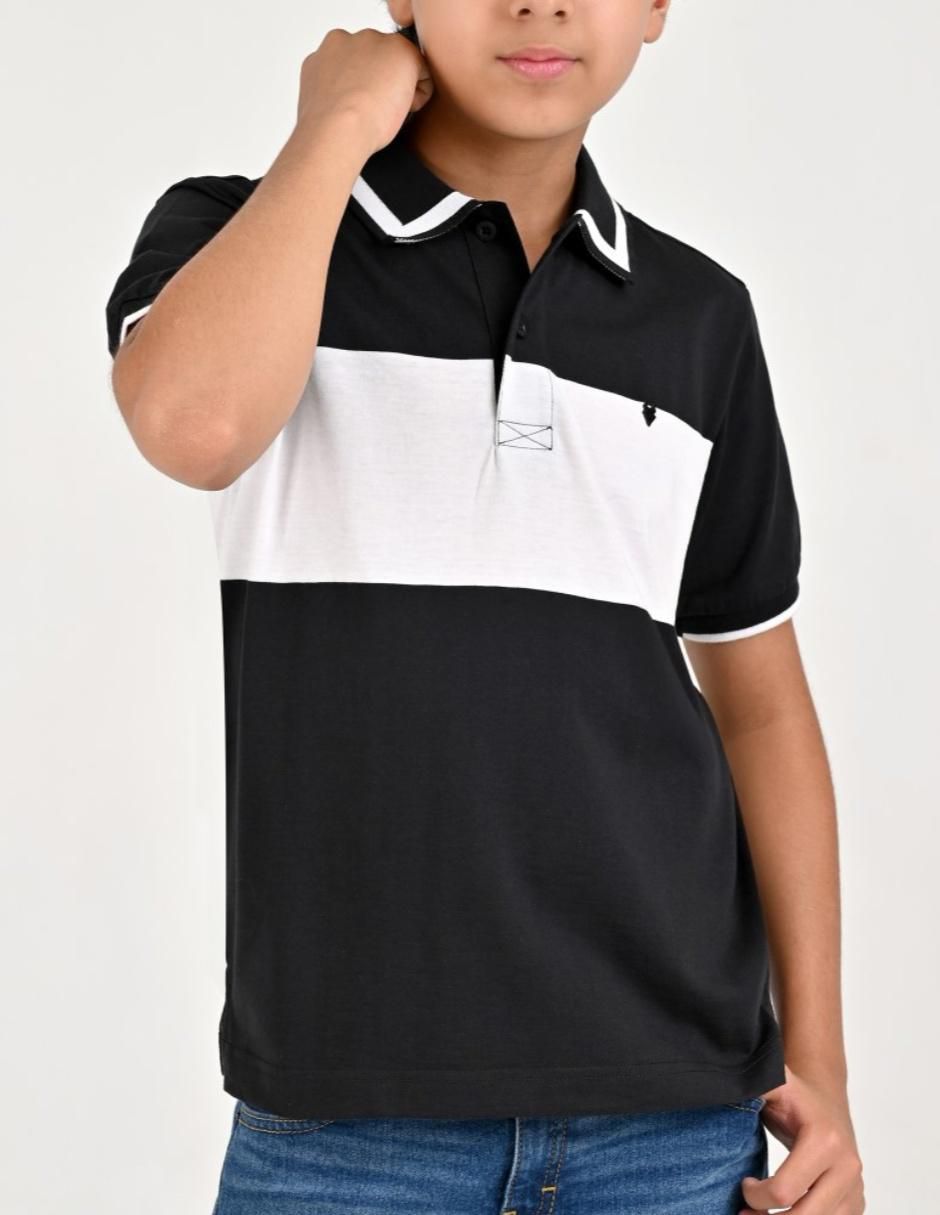 Playera tipo polo de para niño Playera tipo polo de para niño