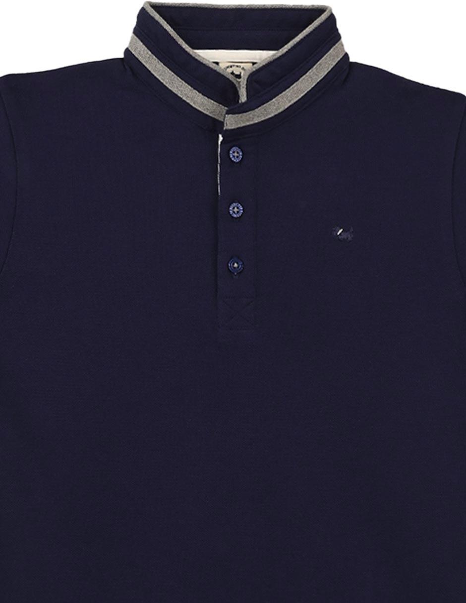 Playera tipo polo Ferrioni de algodón para niño