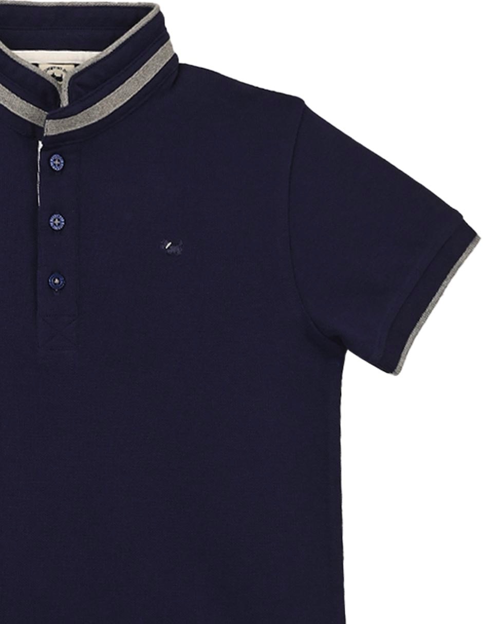 Playera tipo polo Ferrioni de algodón para niño