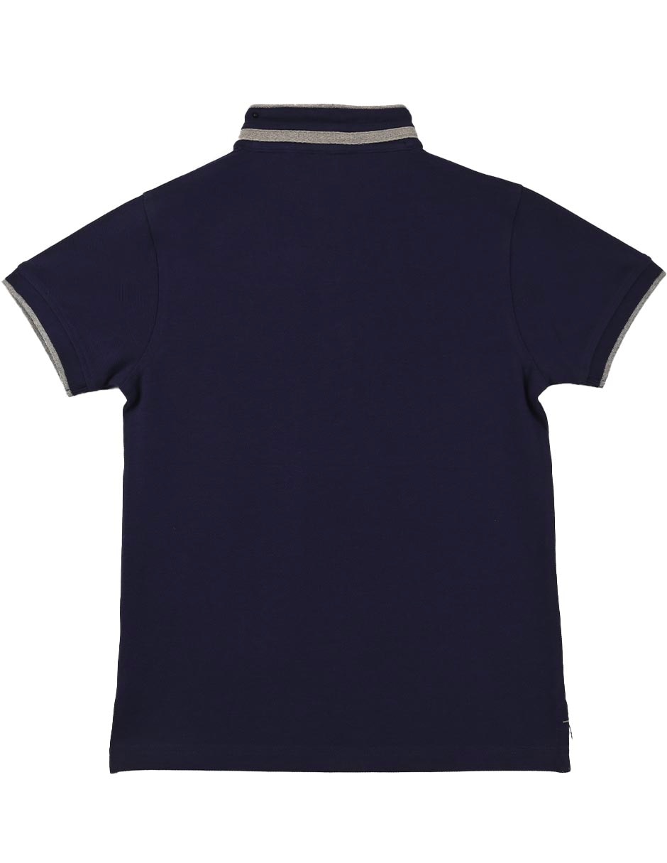 Playera tipo polo Ferrioni de algodón para niño