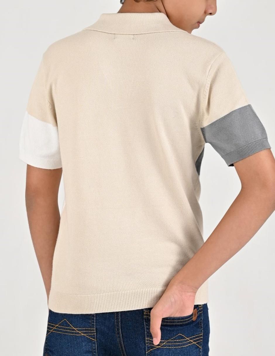 Playera tipo polo de para niño 4