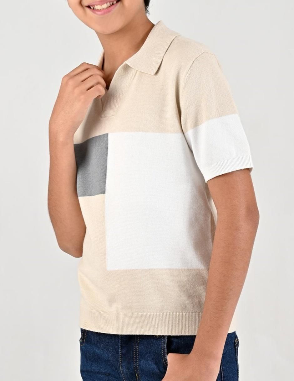 Playera tipo polo de para niño 3