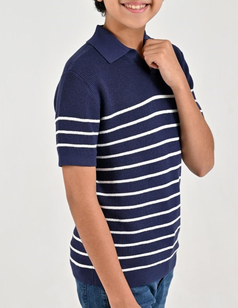 Playera tipo polo de para niño 3