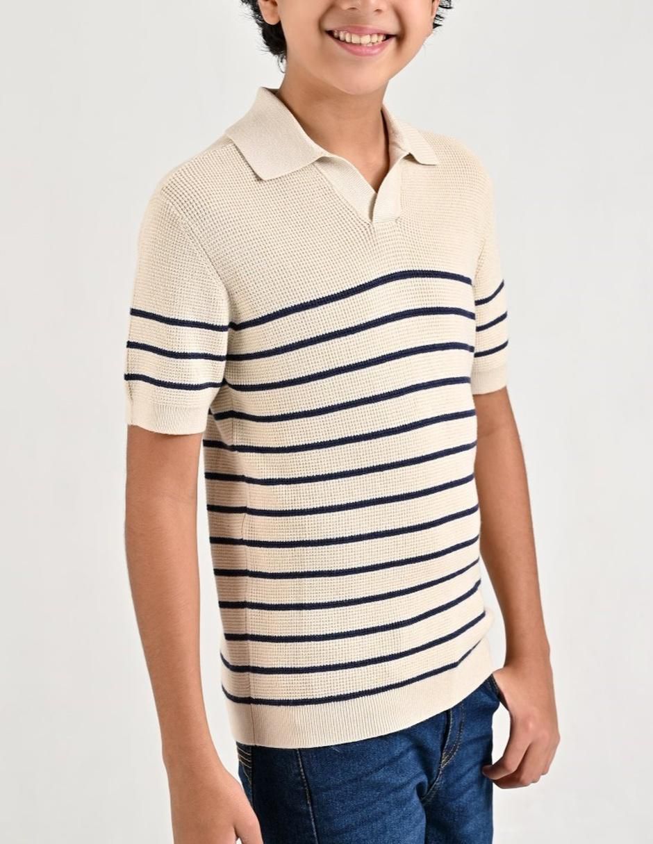 Playera tipo polo de para niño 4