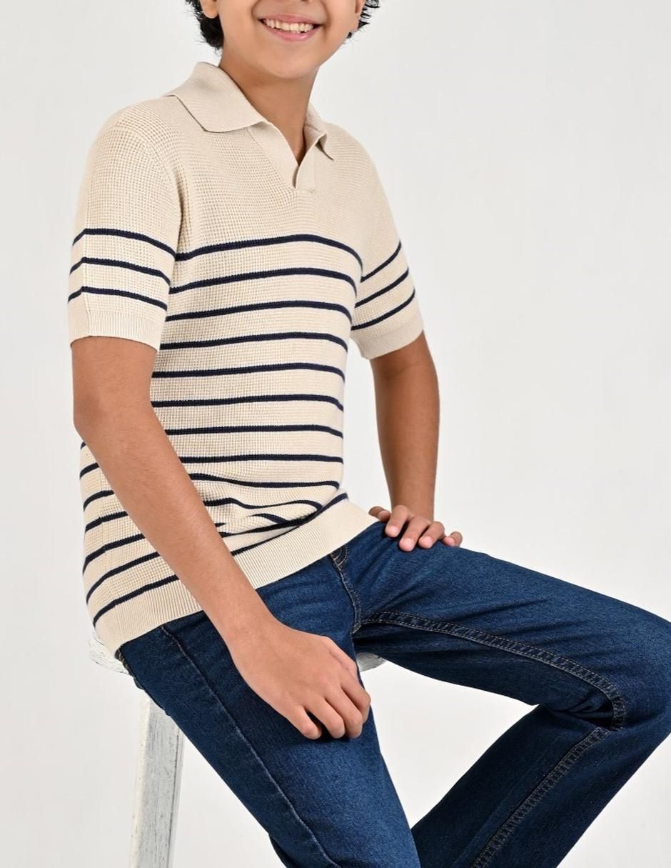Playera tipo polo de para niño 2