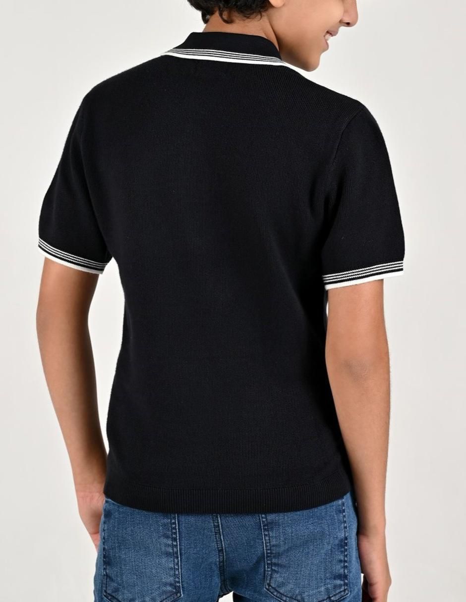 Playera tipo polo de para niño 4