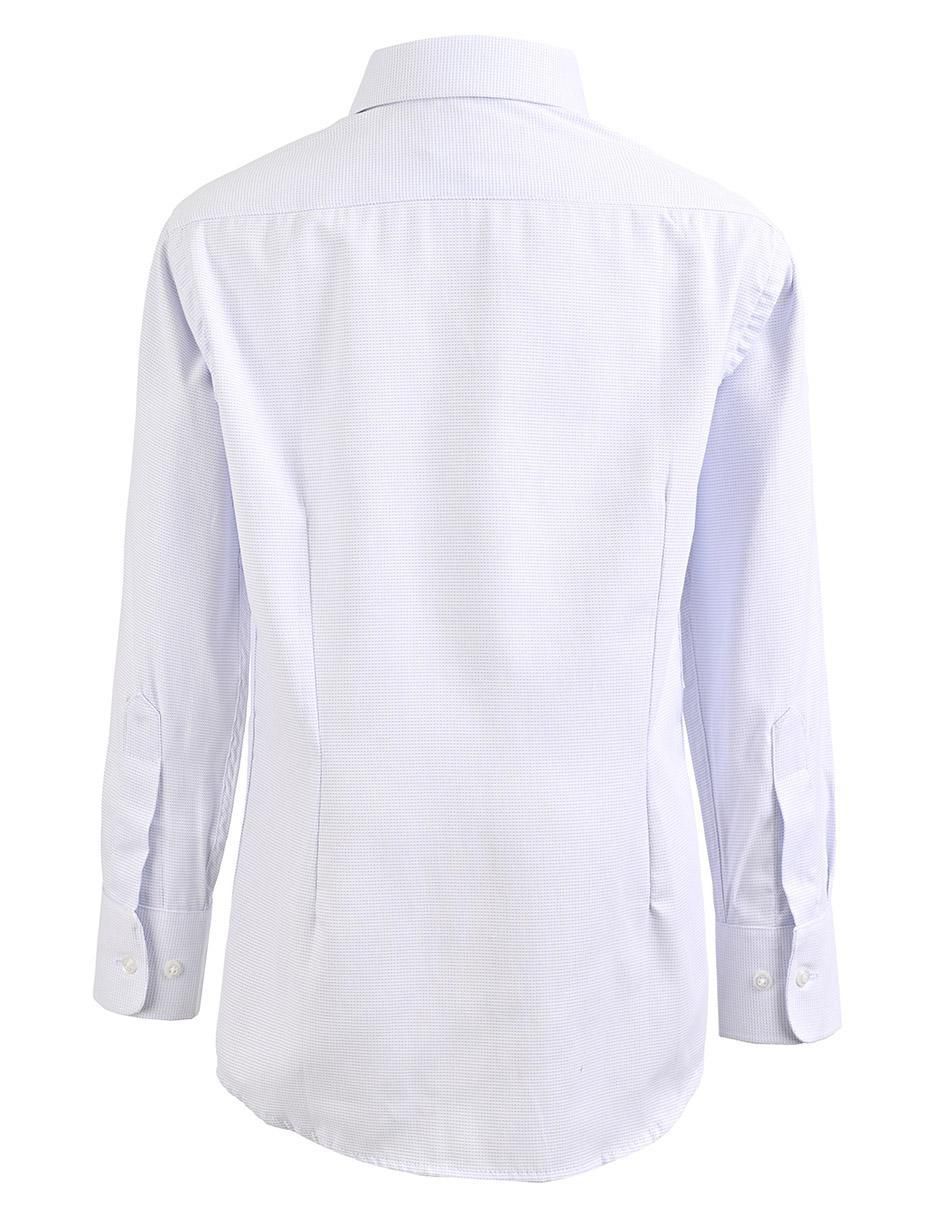 Camisa de vestir de algodón manga larga para niño