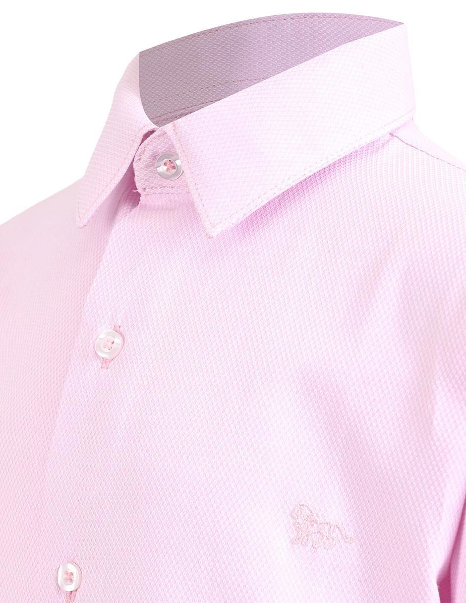 Camisa de vestir de algodón manga larga para niño 4