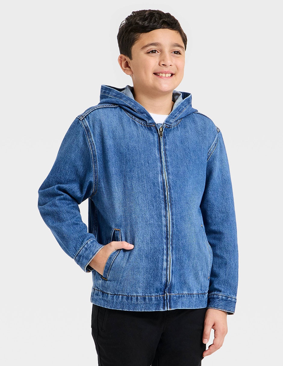Chamarra de mezclilla para niño