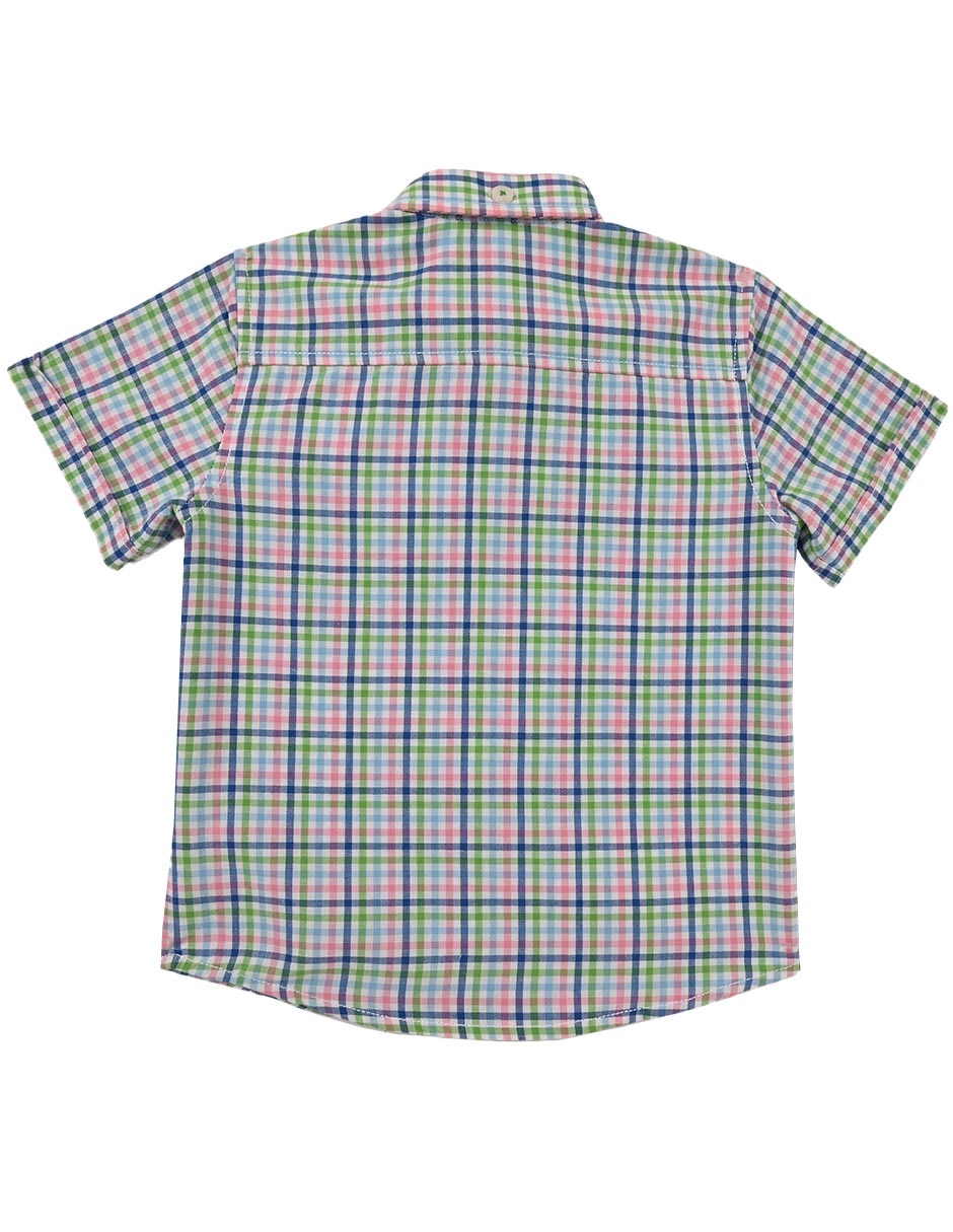 Camisa Kerwin de algodón manga corta para niño