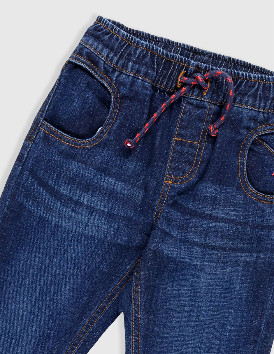 Jeans straight Ferrioni Fioravanti lavado stone wash para niño