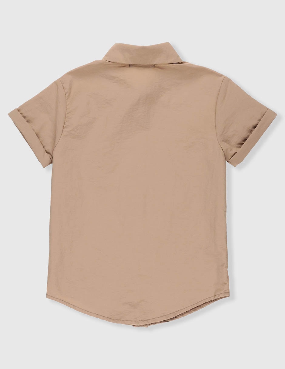 Camisa casual Piquenique manga corta para niño