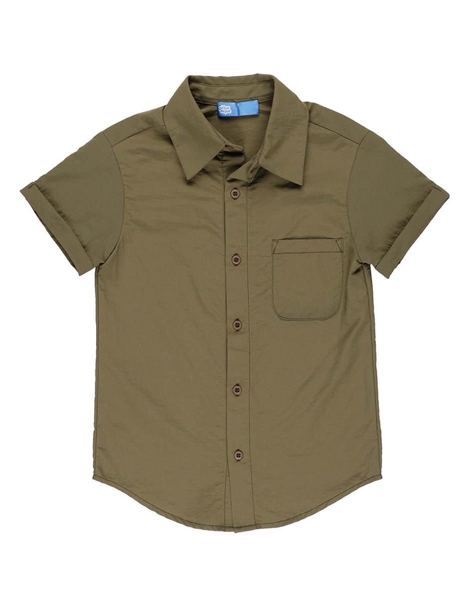 Camisa casual manga corta para niño
