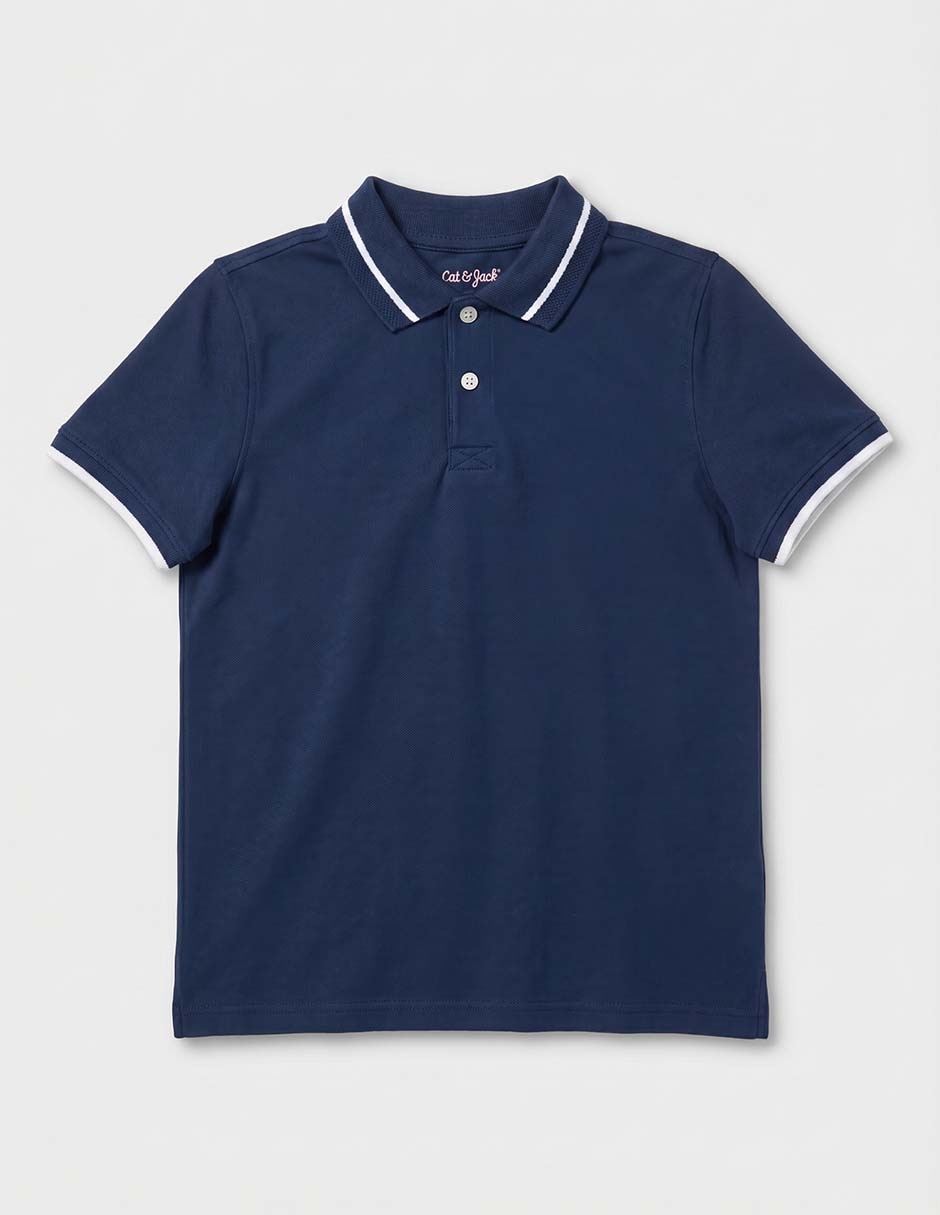 Playera tipo polo para niño 2