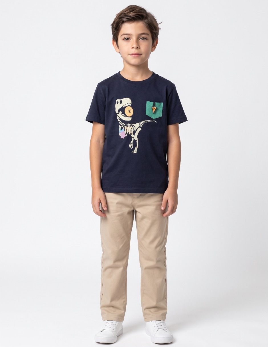 Playera manga corta para niño Playera manga corta para niño