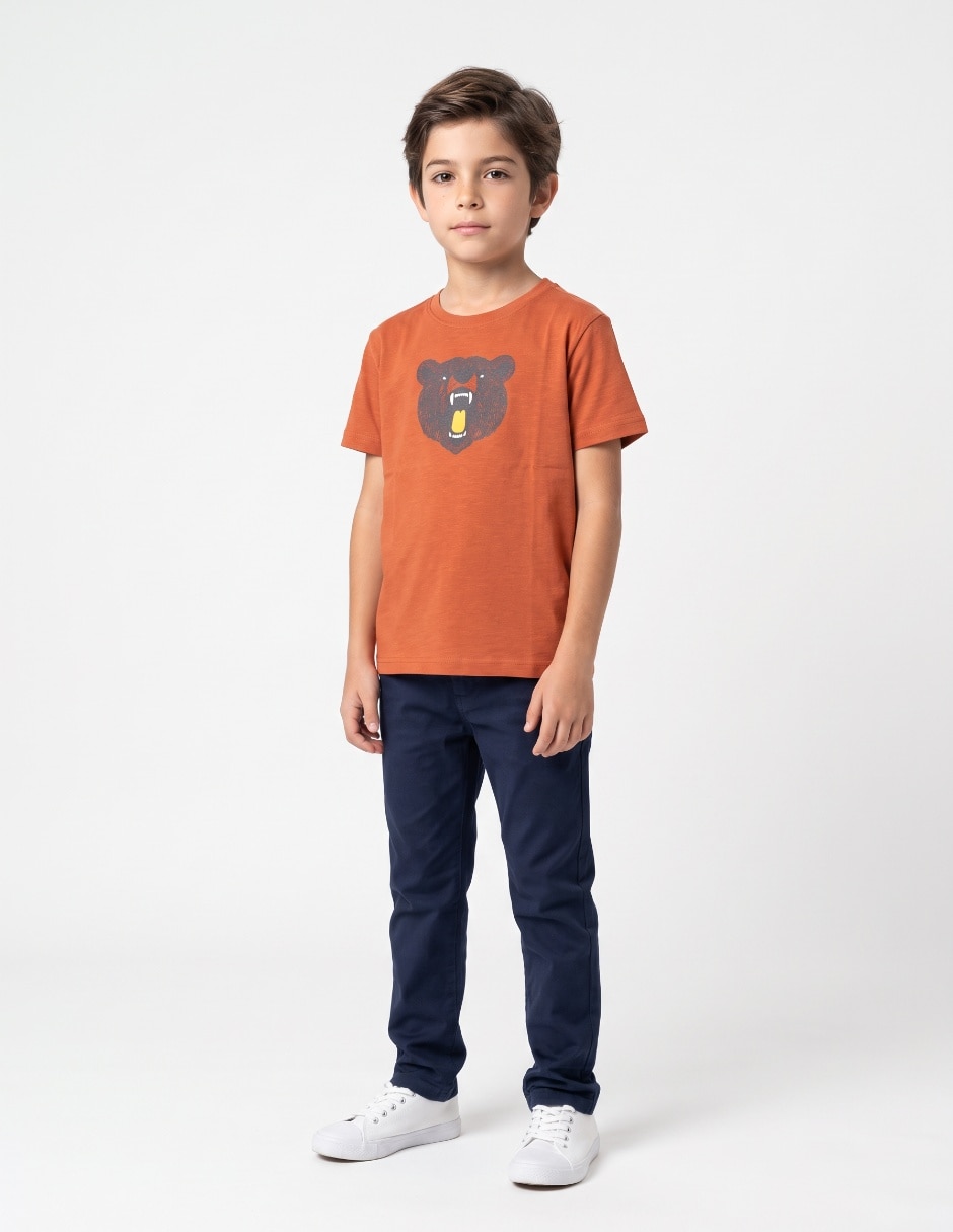 Playera manga corta para niño Playera manga corta para niño