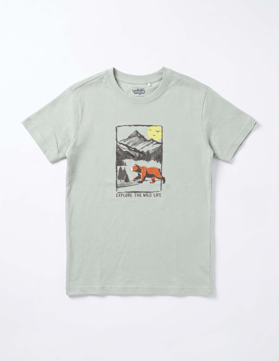 Playera manga corta para niño 3