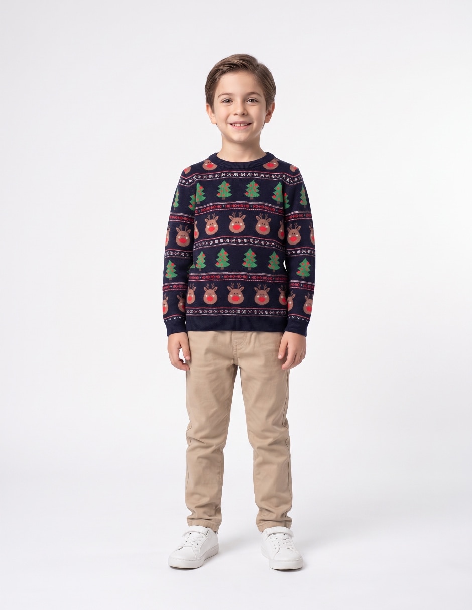 Suéter navideño para niño Suéter navideño para niño