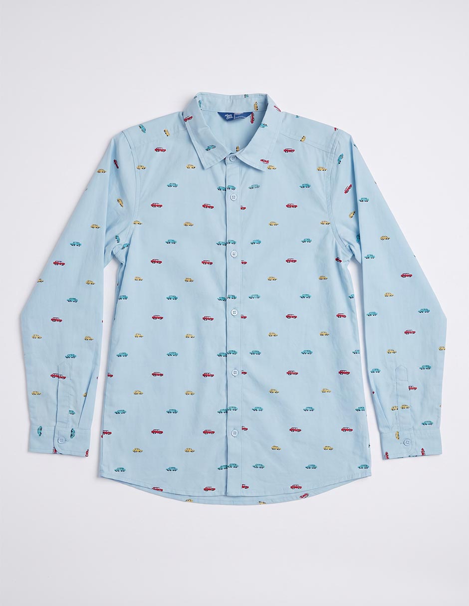 Camisa casual manga larga para niño 2