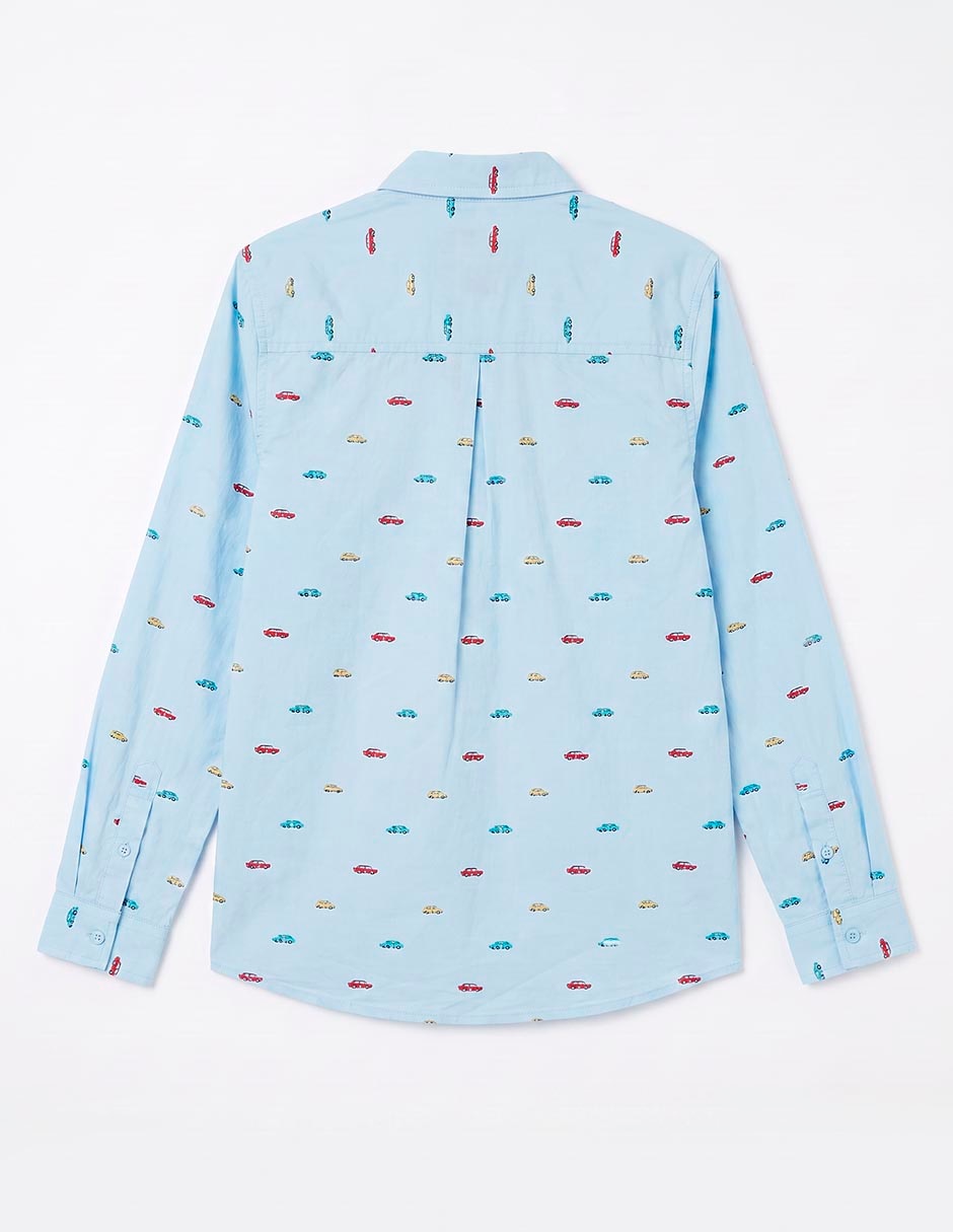 Camisa casual manga larga para niño 3