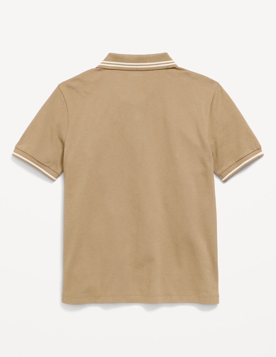 Playera tipo polo de algodón para niño 3