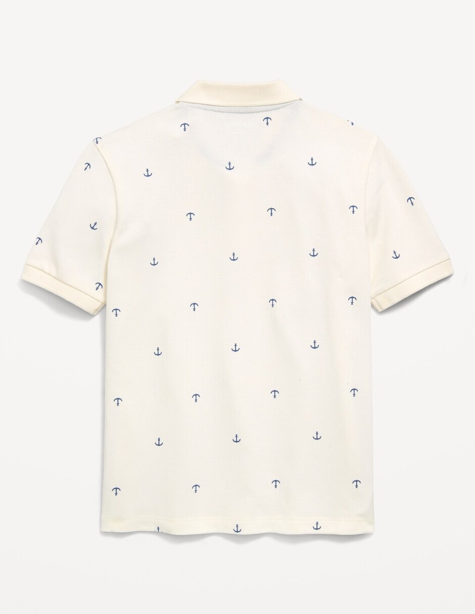 Playera tipo polo de algodón para niño 2