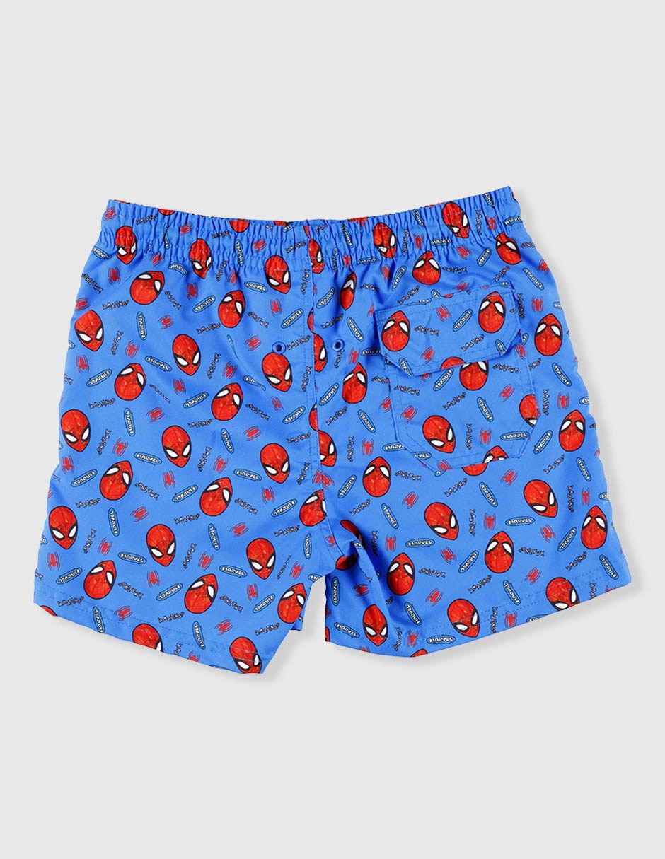 Traje de baño bóxer disney spiderman spider-man infantil niño