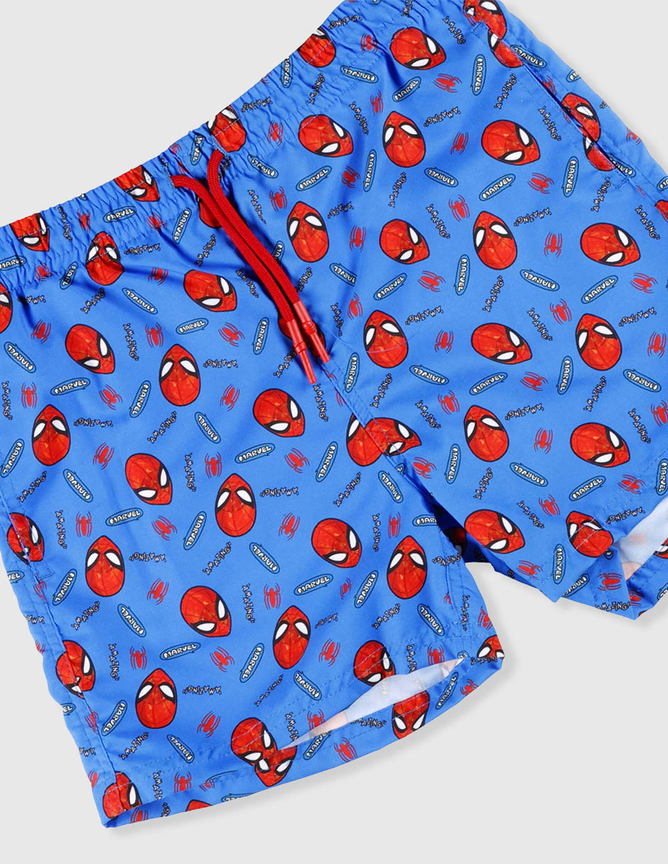 Traje de baño bóxer disney spiderman spider-man infantil niño