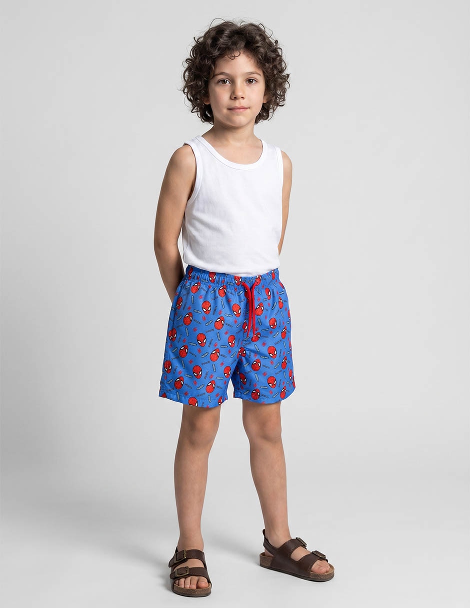 Traje de baño bóxer disney spiderman spider-man infantil niño