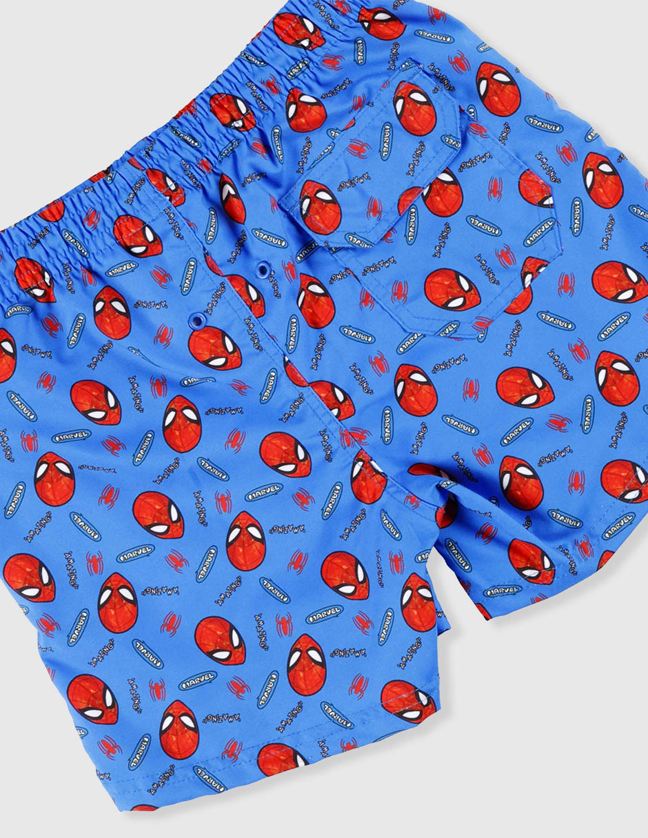 Traje de baño bóxer disney spiderman spider-man infantil niño