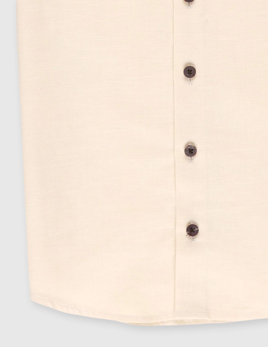 Camisa casual Piquenique de algodón manga corta para niño