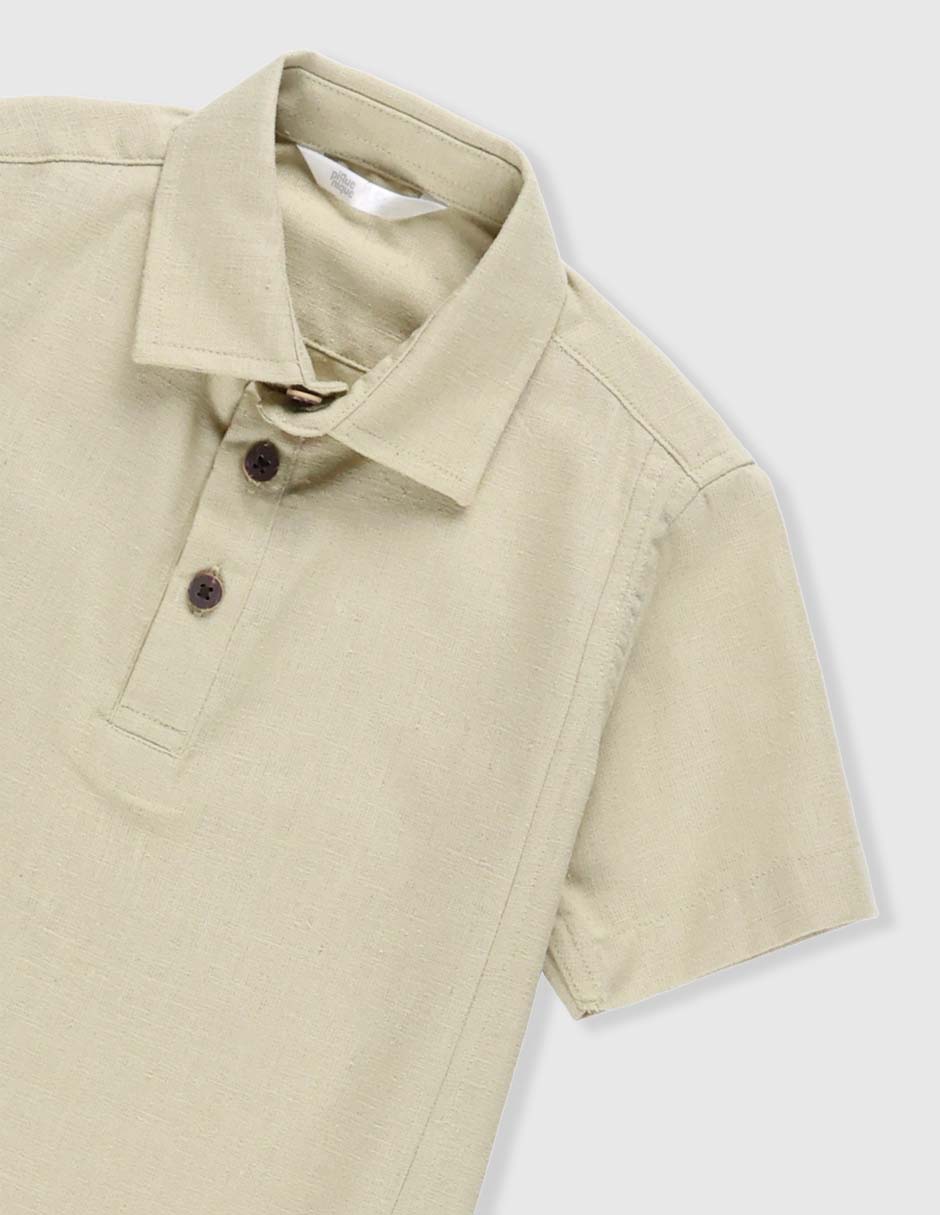Playera tipo polo Piquenique para niño