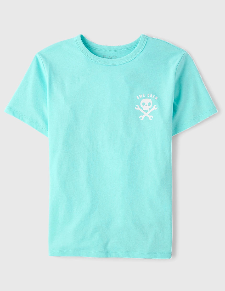 Playera manga corta para niño Playera manga corta para niño