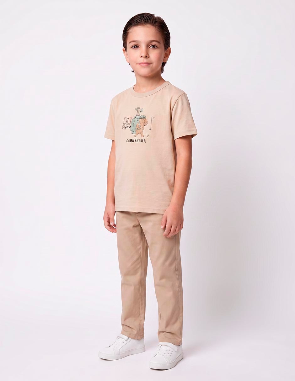 Playera manga corta para niño Playera manga corta para niño