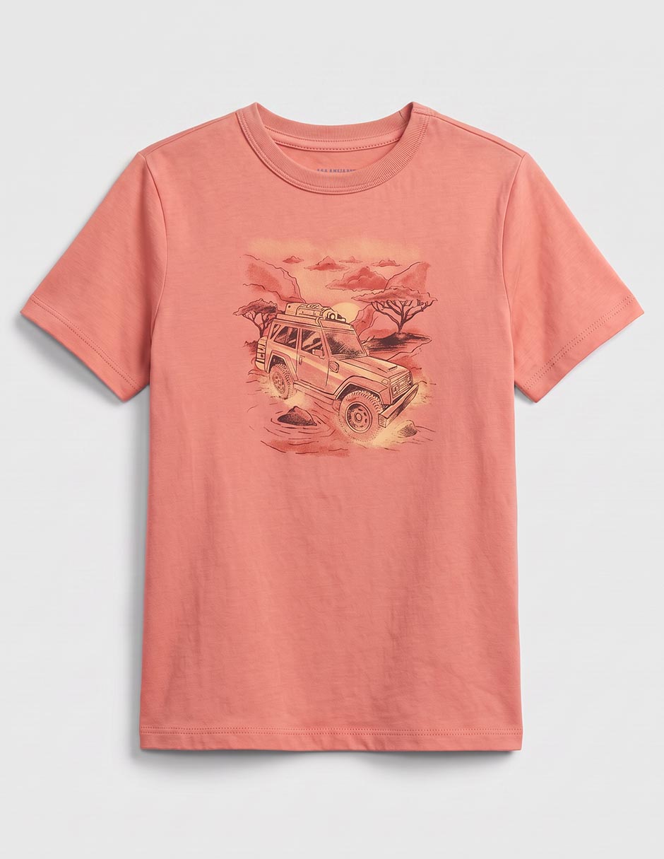 Playera manga corta para niño 2