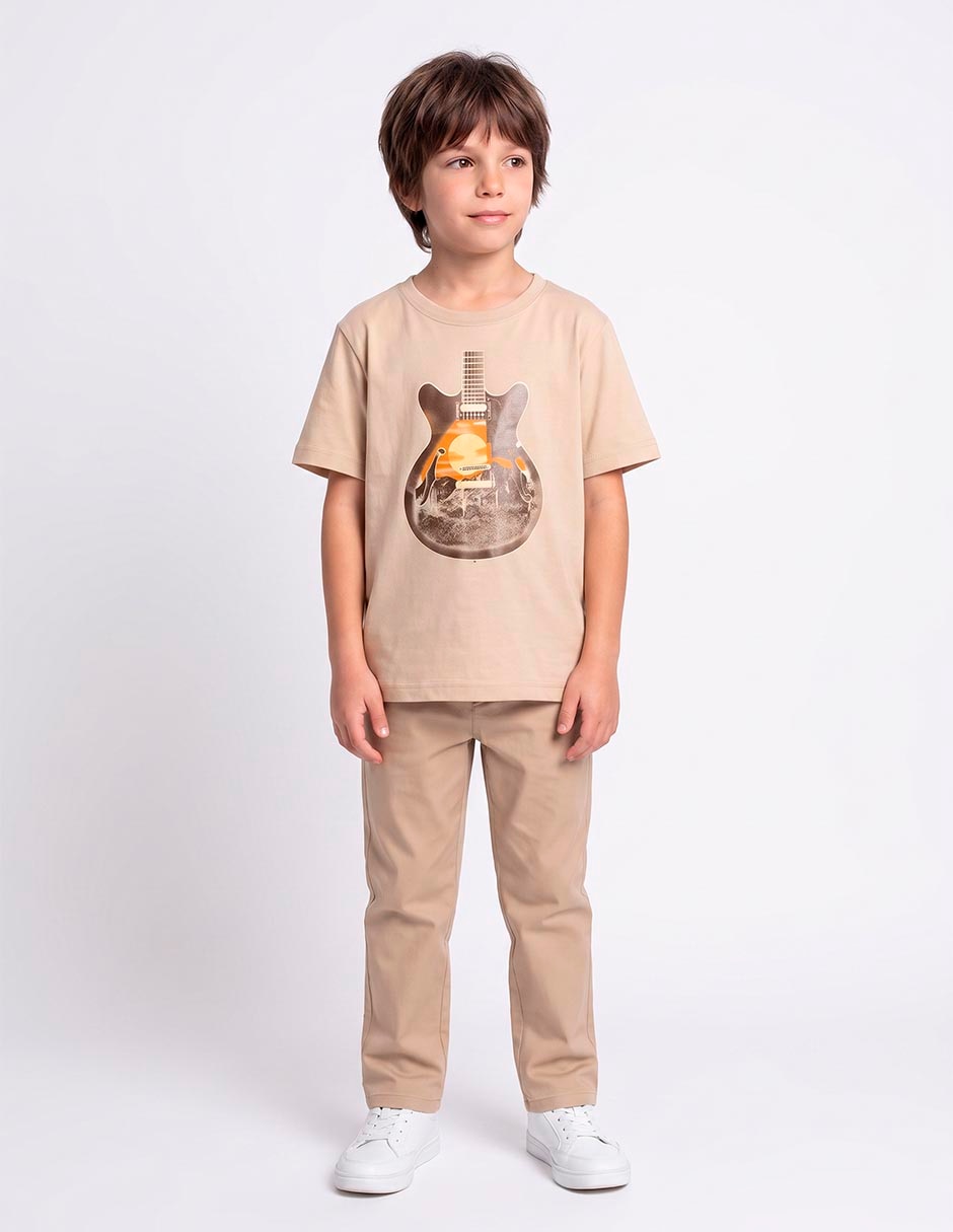 Playera manga corta para niño Playera manga corta para niño
