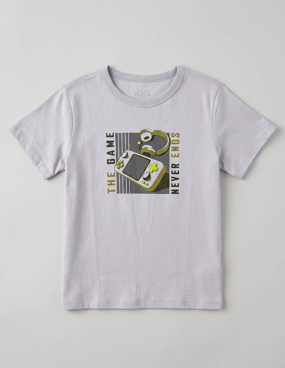 Playera manga corta para niño 4