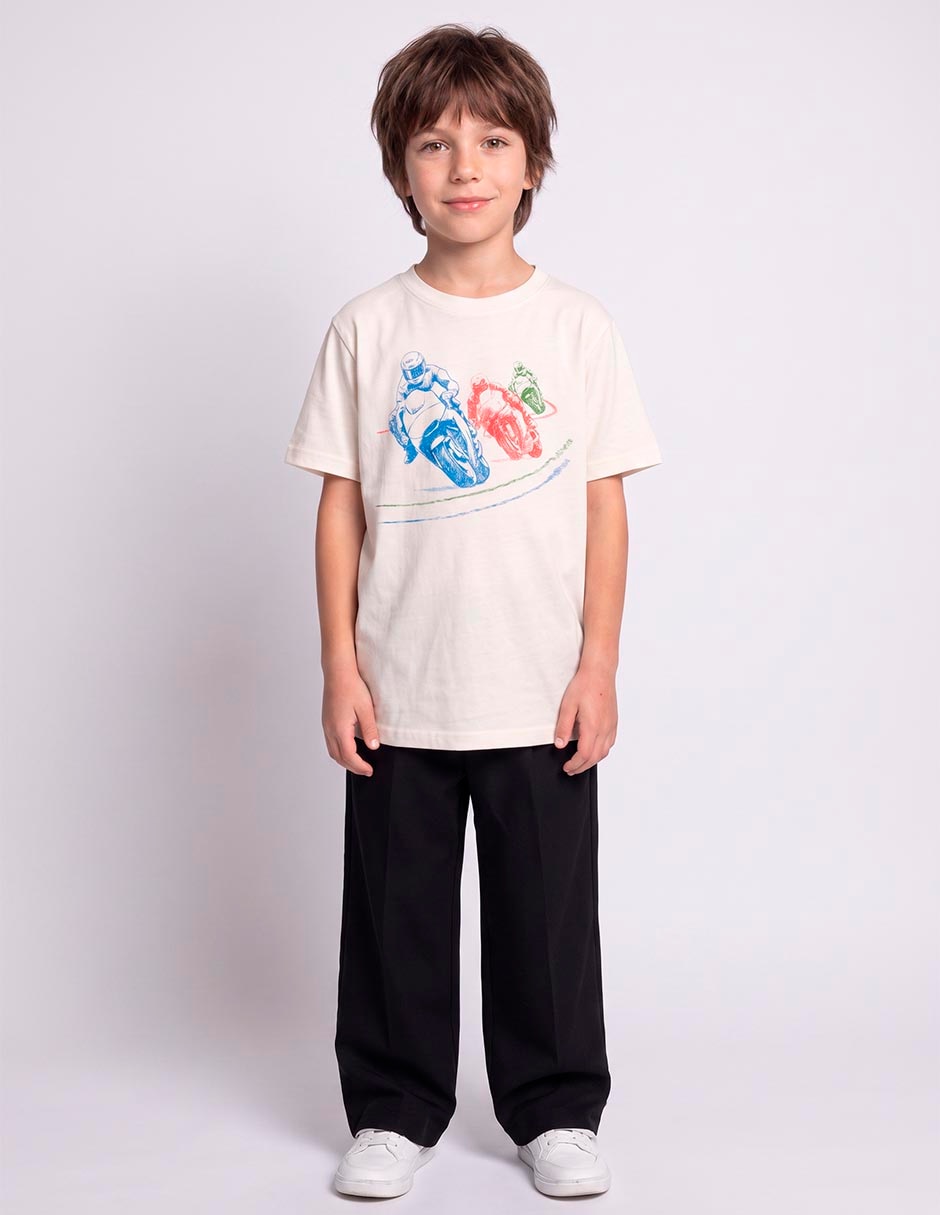 Playera manga corta para niño Playera manga corta para niño