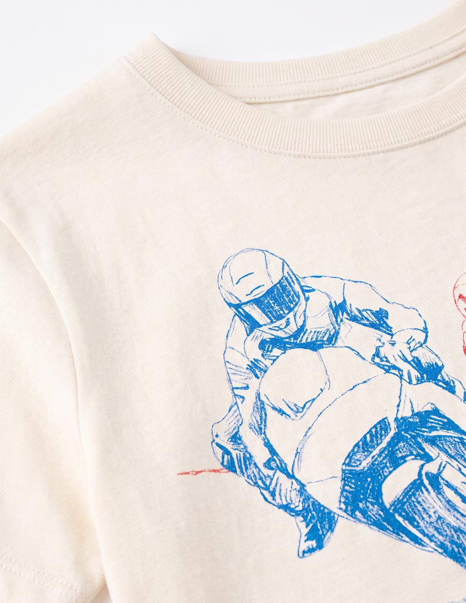 Playera manga corta para niño 4