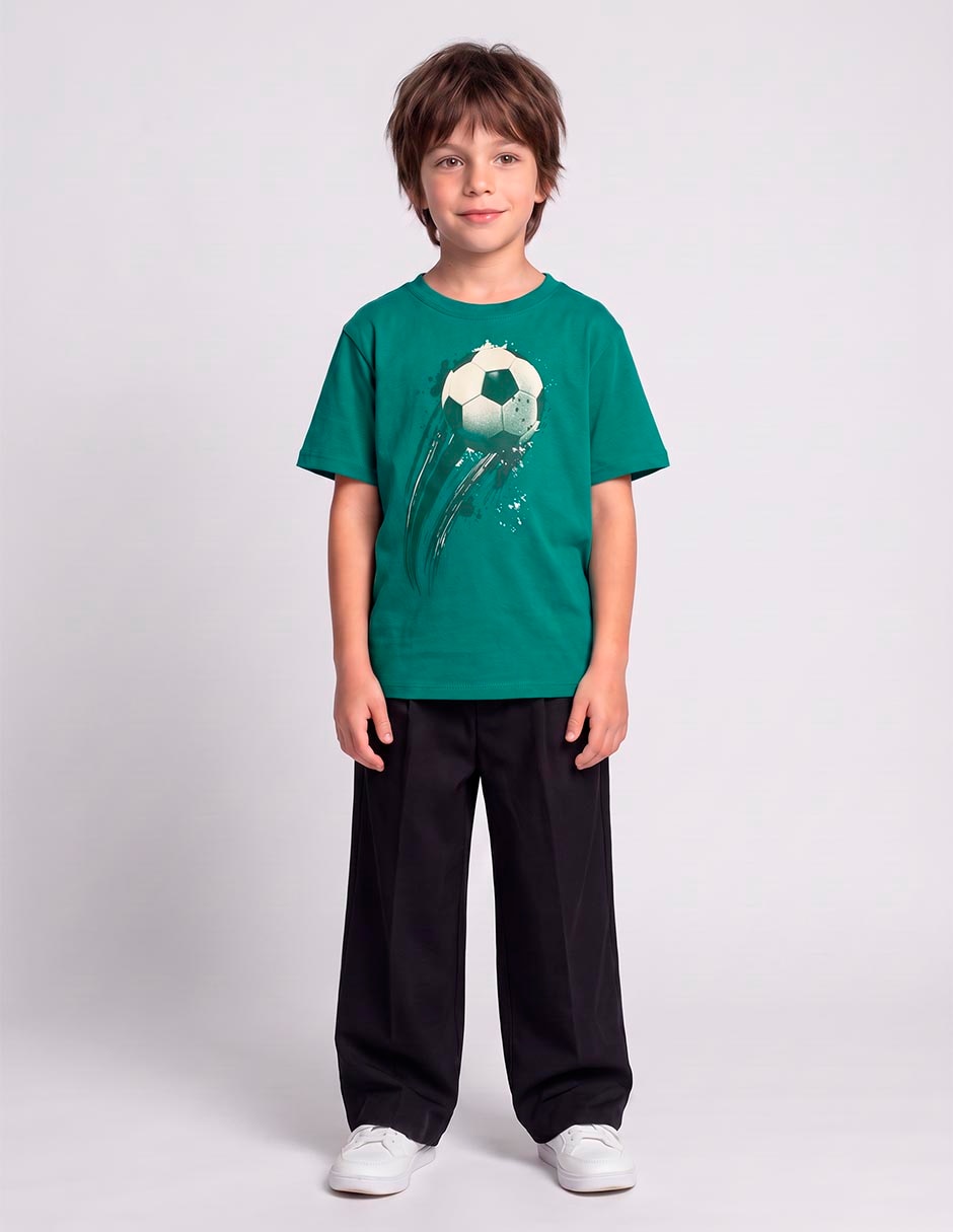Playera manga corta para niño Playera manga corta para niño