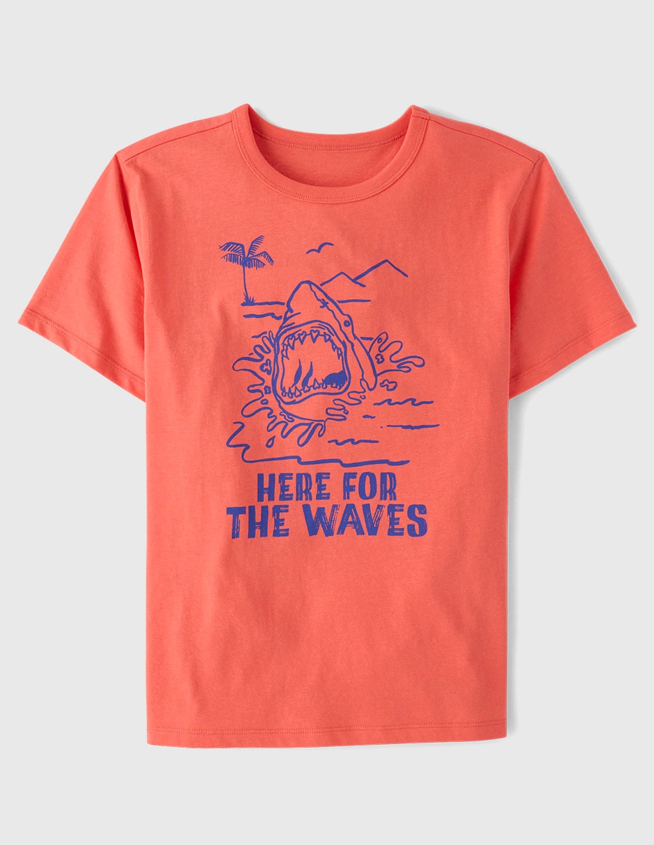 Playera manga corta para niño Playera manga corta para niño