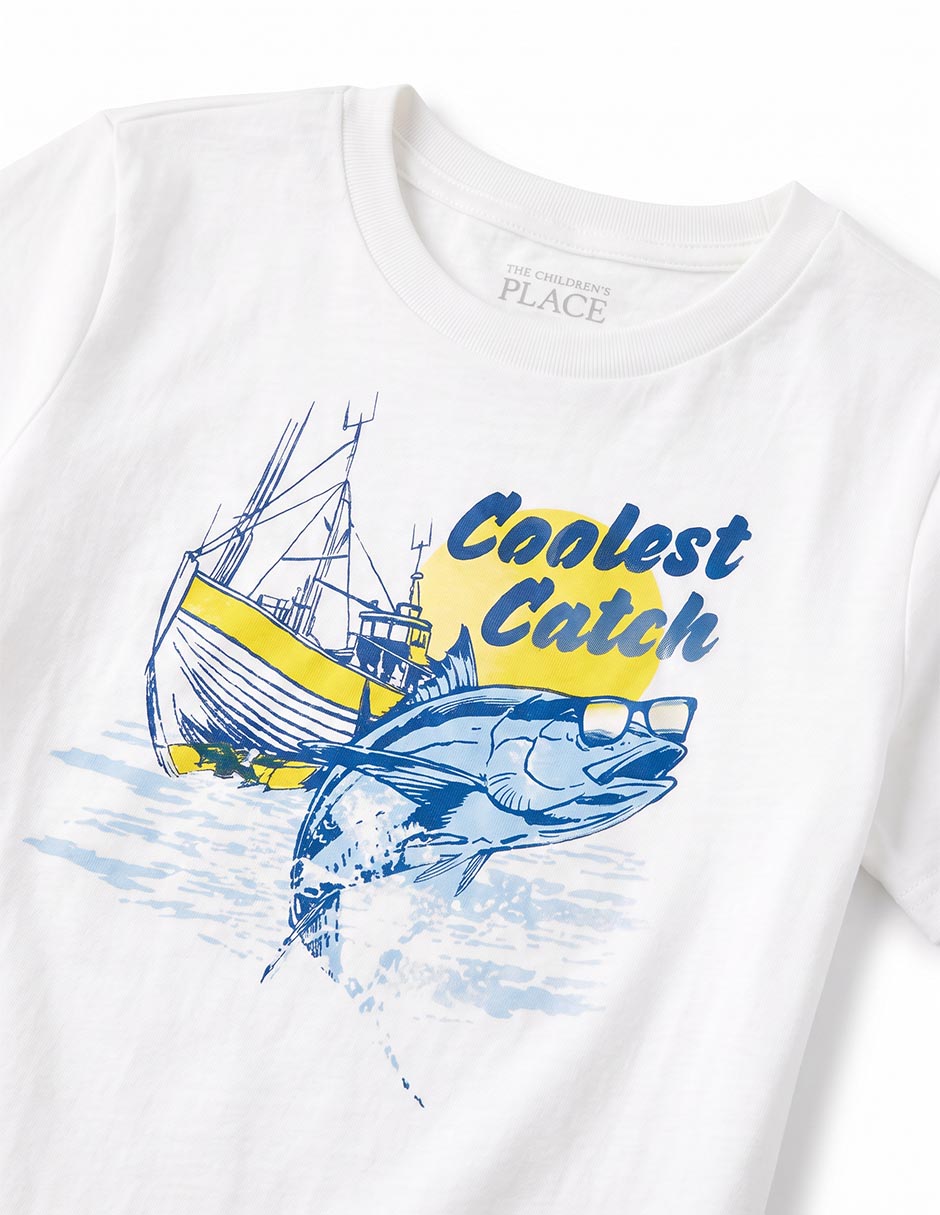 Playera manga corta para niño 4
