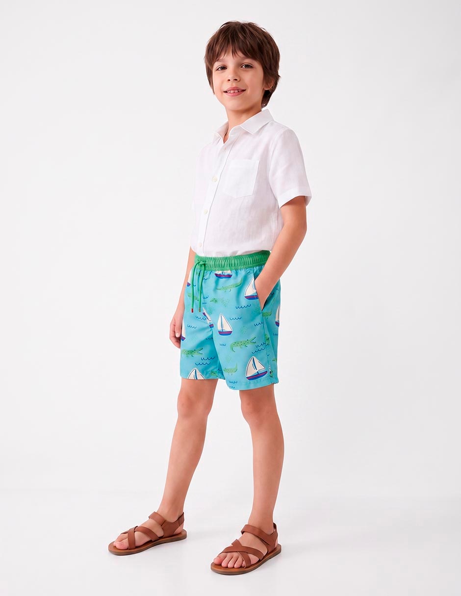 Traje de baño bóxer para niño Traje de baño bóxer para niño