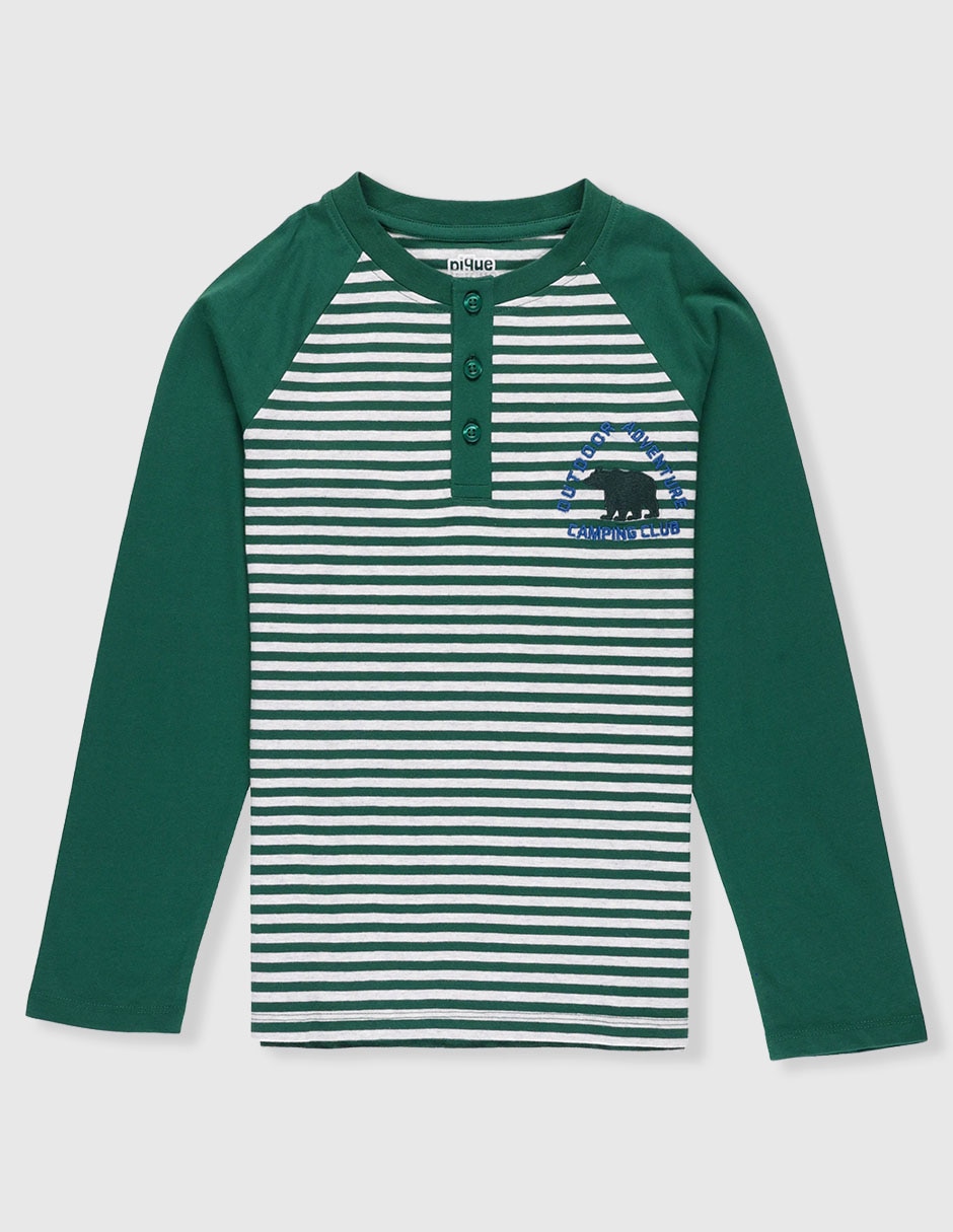 Playera manga larga para niño Playera manga larga para niño