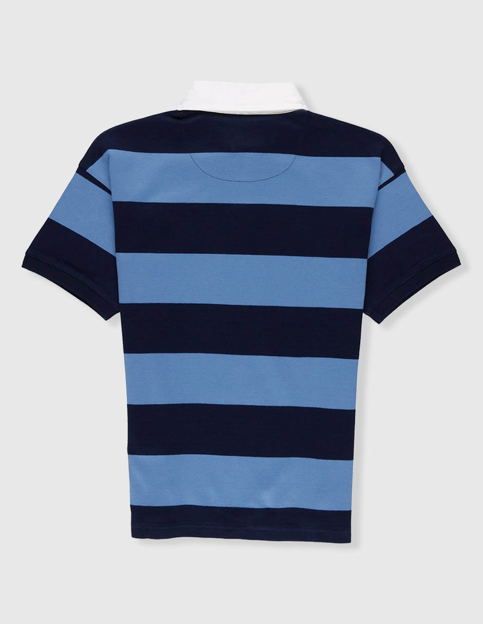 Playera tipo polo de algodón para niño 3