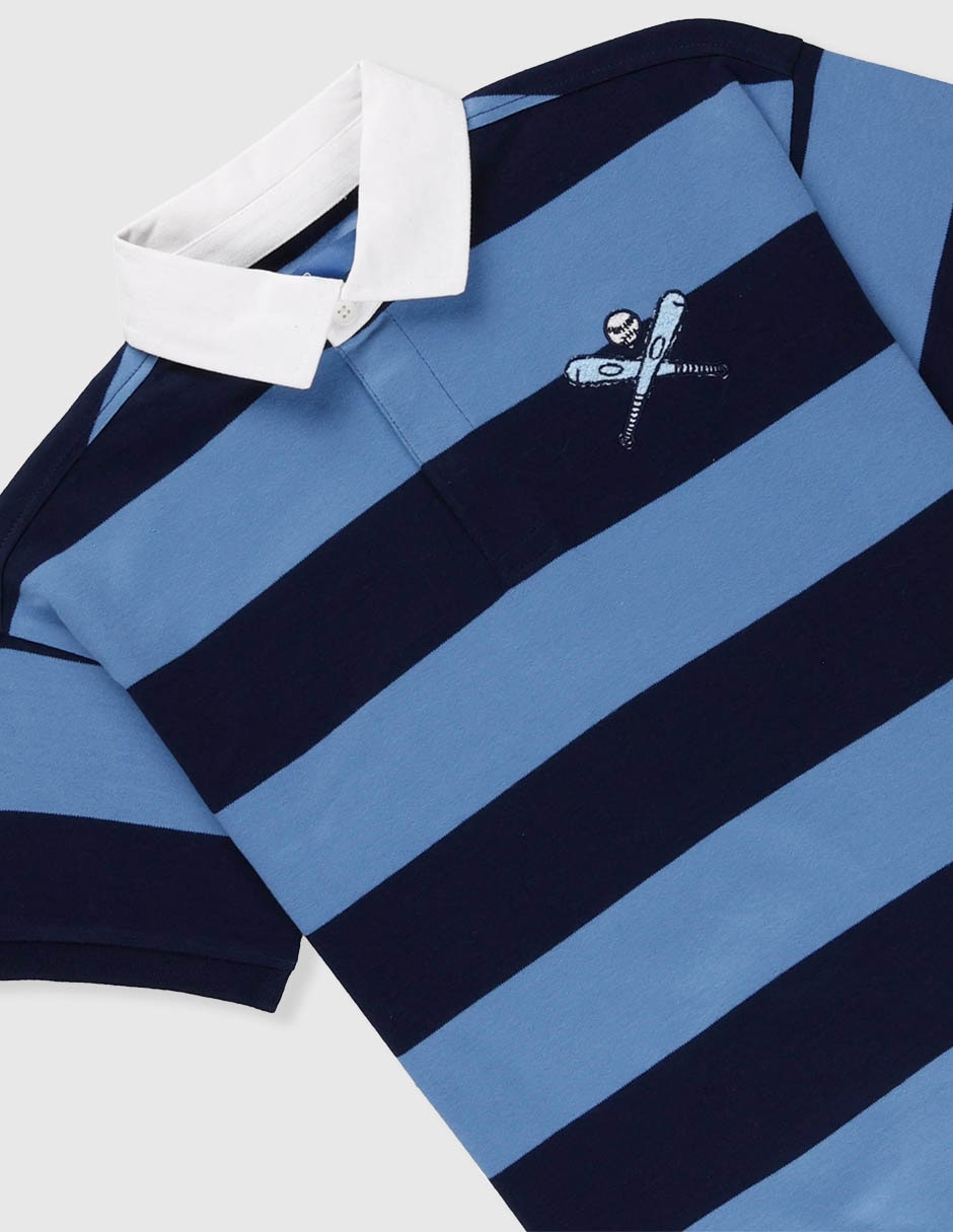 Playera tipo polo de algodón para niño 4