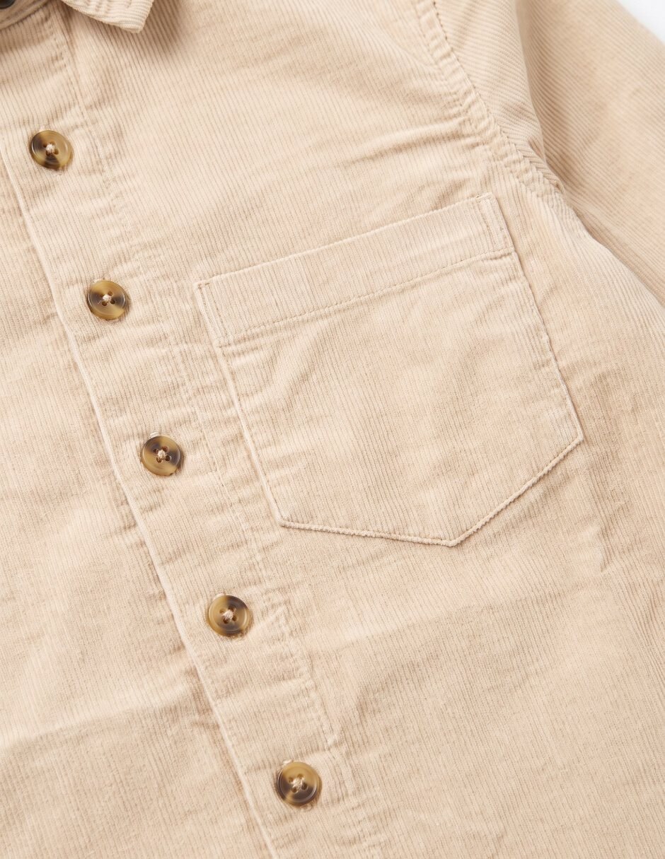 Camisa casual de algodón manga larga para niño 7